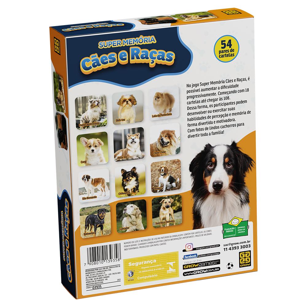 Jogo - Super Memória - Cães e Raças - Grow - Ri Happy