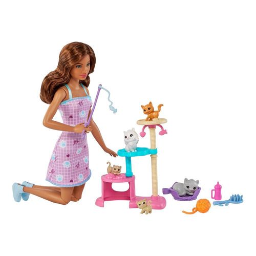 Playset - Barbie - Kitty Condo - Cuidado de Gatinhos - Mattel