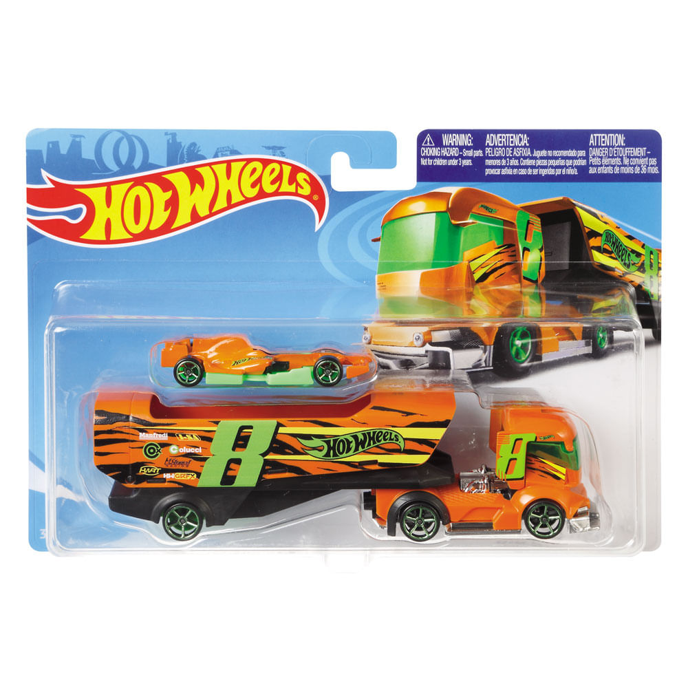 Hot Wheels Camião Transporte de Circuito 4+ – Peketitos