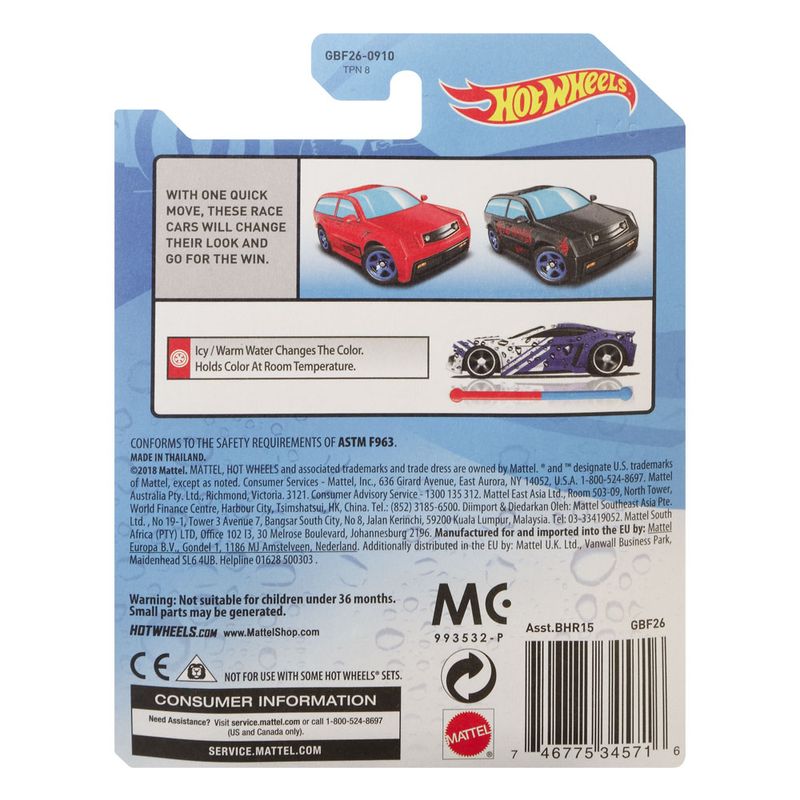 Hot Wheels Color Shifters Muda De Cor 1:64 Sortidos Mattel