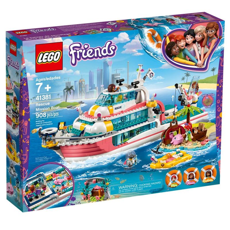 LEGO-Friends---Barco-de-Resgate---41381