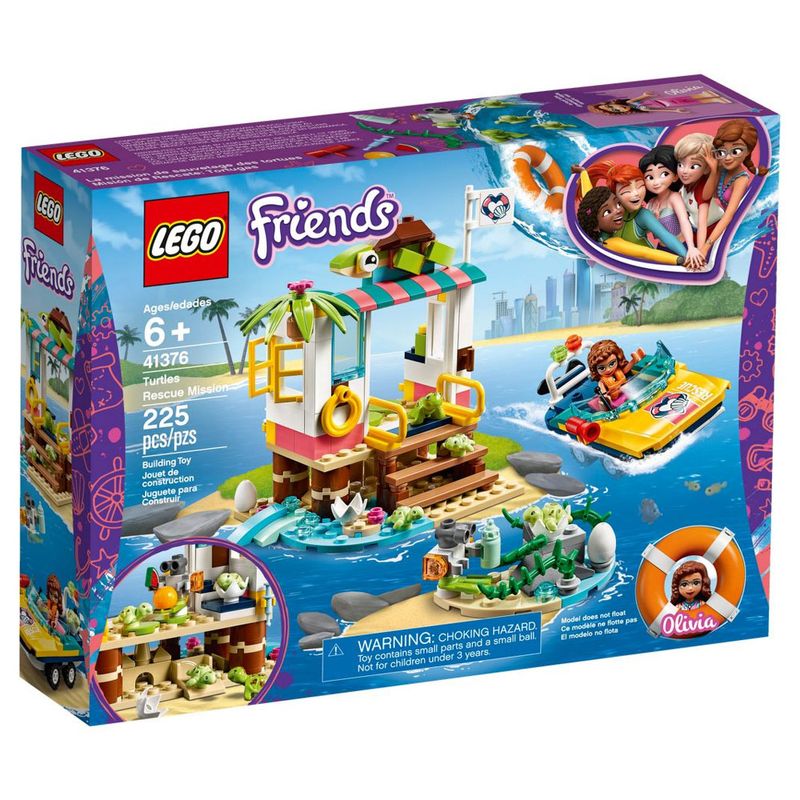 LEGO-Friends---Missao-de-Resgate-da-Tartaruga---41376