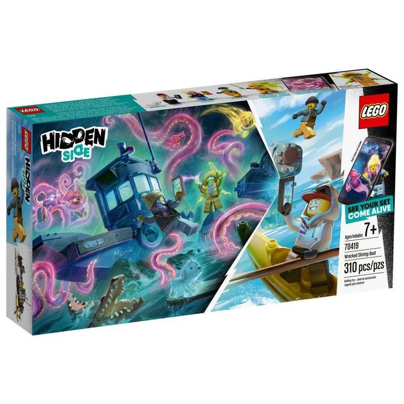 LEGO-Hiden-Side---Pesca-no-Navio-Naufragado---70419
