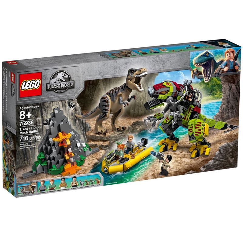 LEGO-Jurassic-World---T-Rex-Vs-Robo-Dino---75938