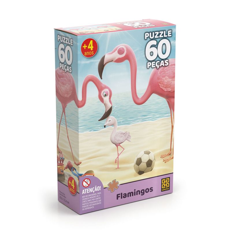 quebra-cabeca-60-pecas-flamingos-grow-3752_Frente