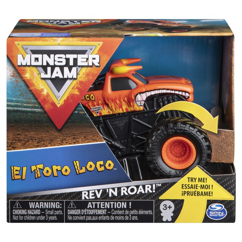 Veiculo-Monster-Jam---Escala-1-43---El-Toro-Loco---Sunny