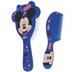 Conjunto-de-Higiene---Escova-de-Cabelo-e-Pente---Disney---Mickey-Mouse---Lillo