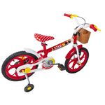 Bicicleta-ARO-16---Disney---Minnie-Mouse---Vermelho---Caloi