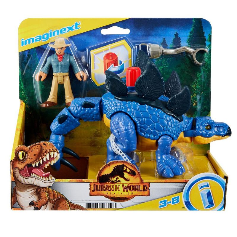 Boneco-e-Figura-de-Acao---Imaginext---Jurassic-World---Stegosaurus---Azul---Mattel-5
