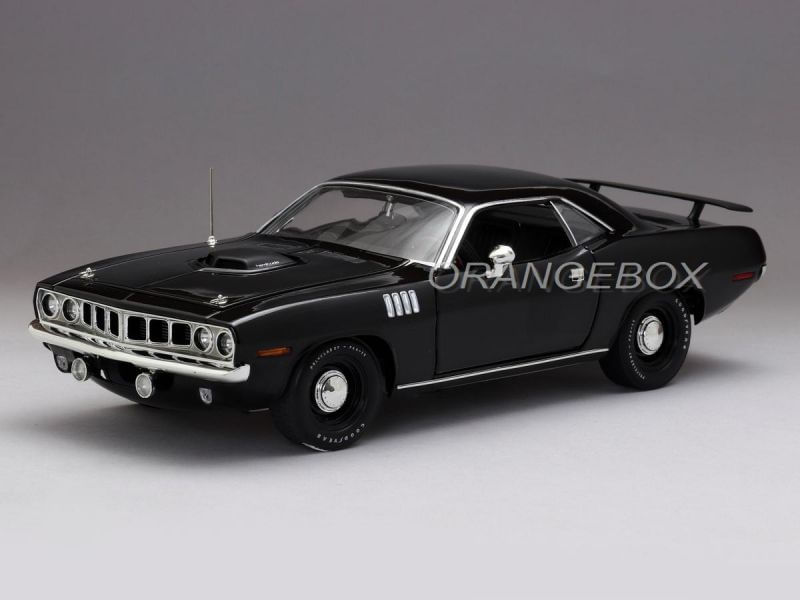 Plymouth Hemi Cuda 1971 1:18 Acme Preto - Ri Happy
