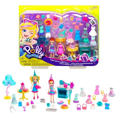 Boneca - Polly Pocket - Polly e Lila - Festa de Aniversário Fashion - Mattel