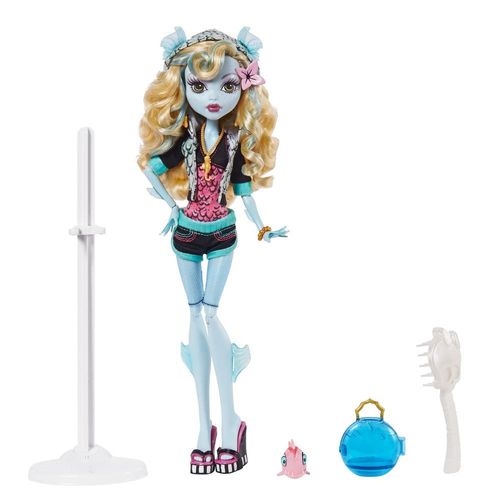 Boneca Articulada - Monster High - Lagoona Blue - Com Neptuna - Retrô - Mattel