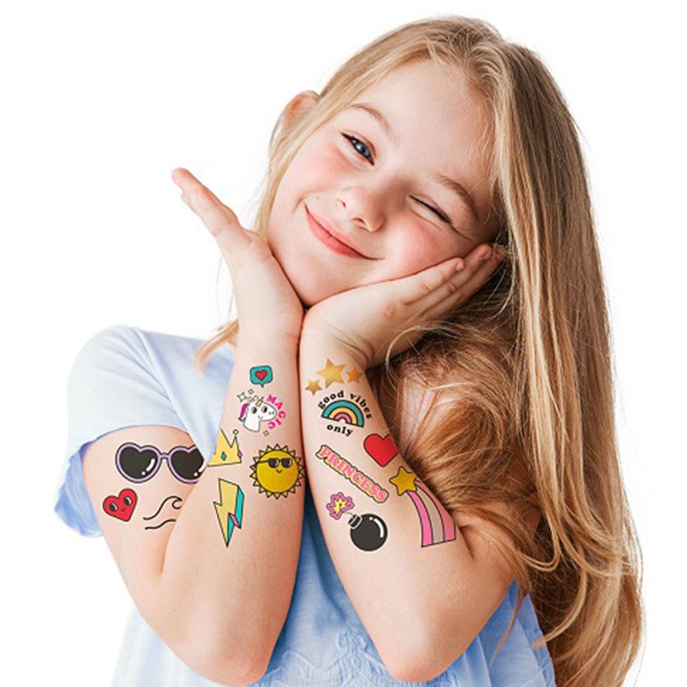 Kit Tatuagem Temporária Infantil - Beaut Tattoo - 120 Adesivos - Toyng ...
