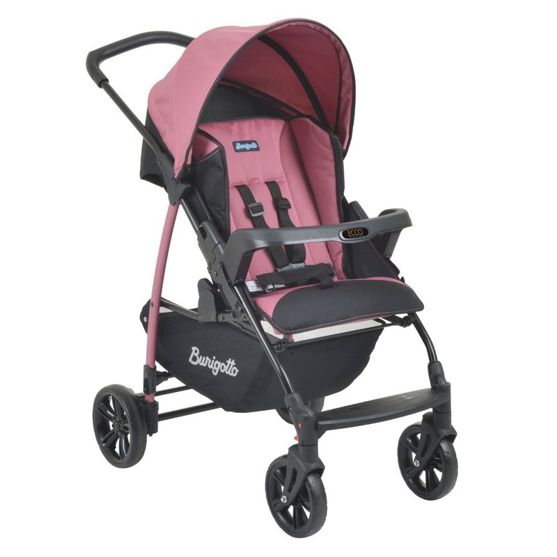 Carrinho de Bebê Ecco 4 Posições Preto – 15kg