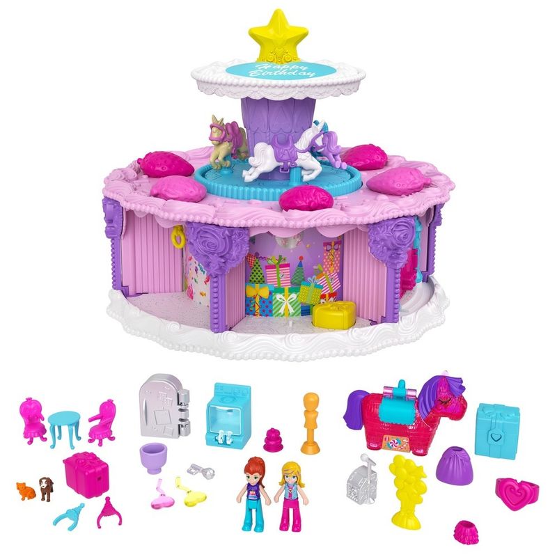 Playset---Polly-Pocket---Bolo-de-Aniversario-com-Surpresas---Mattel-0