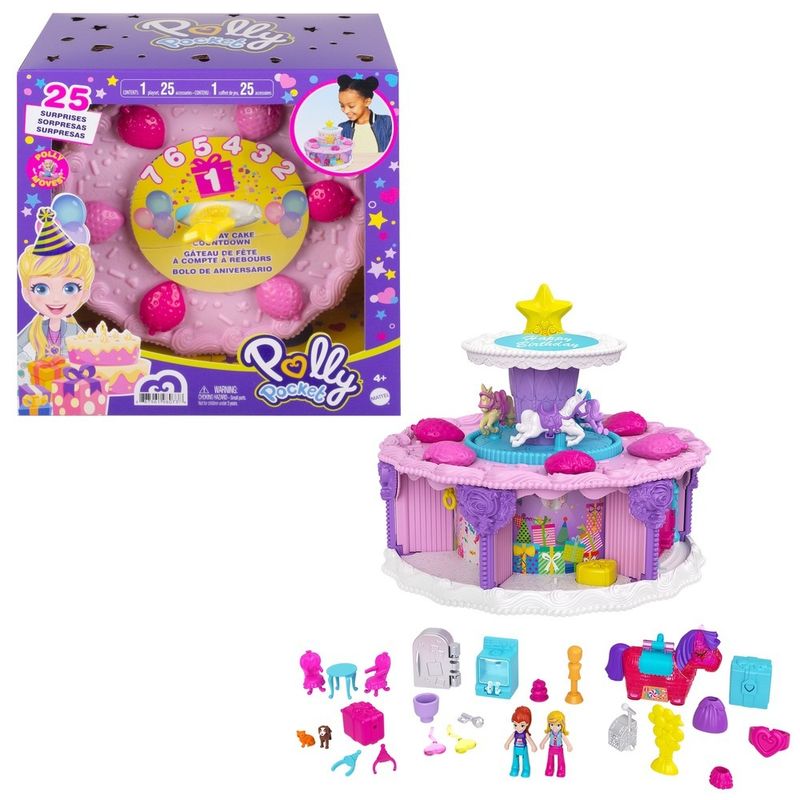 Playset---Polly-Pocket---Bolo-de-Aniversario-com-Surpresas---Mattel-4