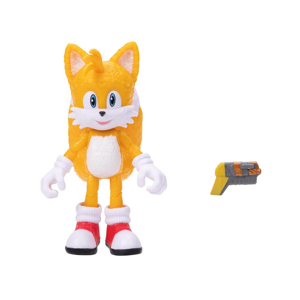 Boneco Articulado - 10 cm - Sonic O Filme 2 - Tails - Candide - Ri Happy