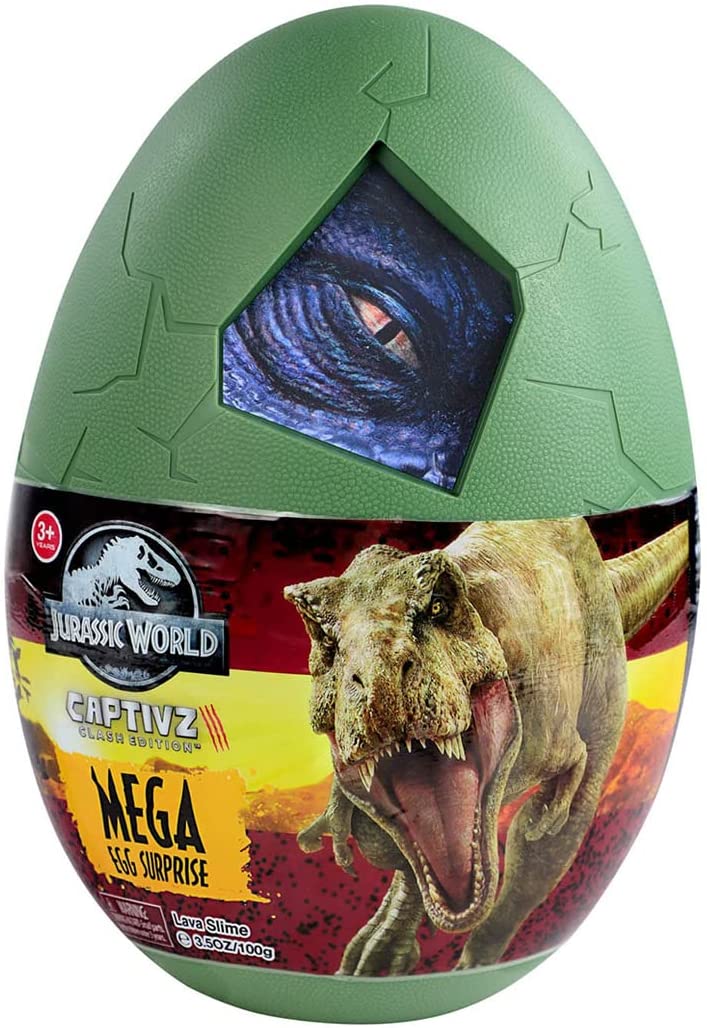 Jurassic World - Kit Jogo, Carrinho, Dinossauro - Mega Ovo - Sunny