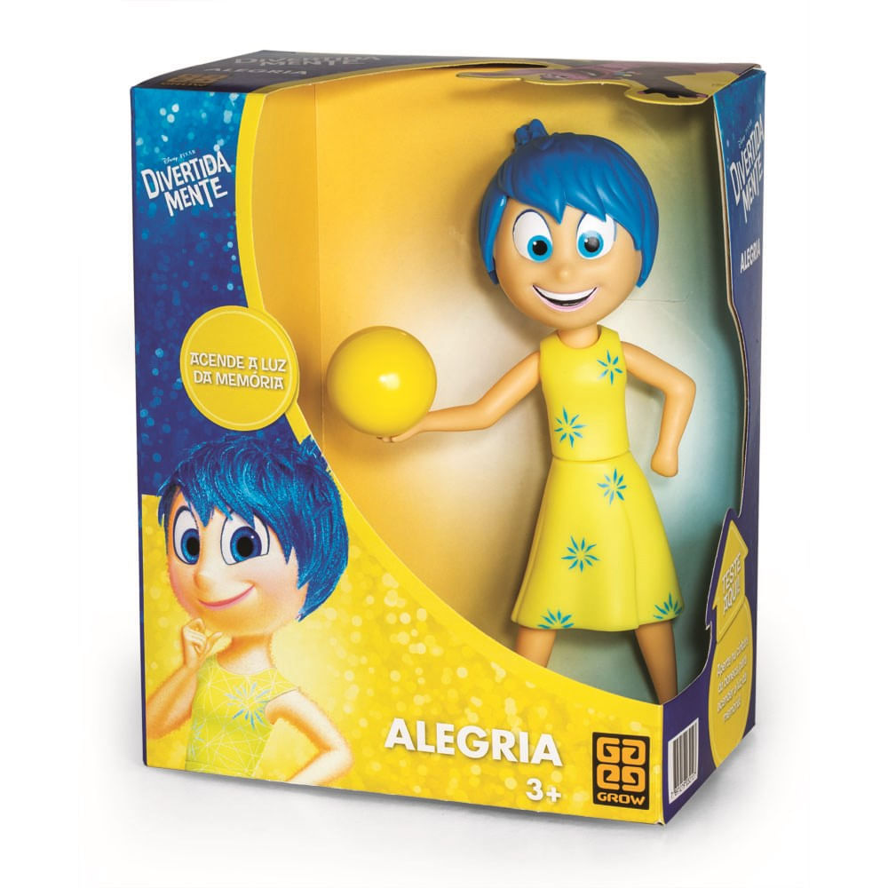 ゲーム・おもちゃ・グッズ ALEGRIA Boneco Divertida Mente - Alegria Grow - Ri Happy