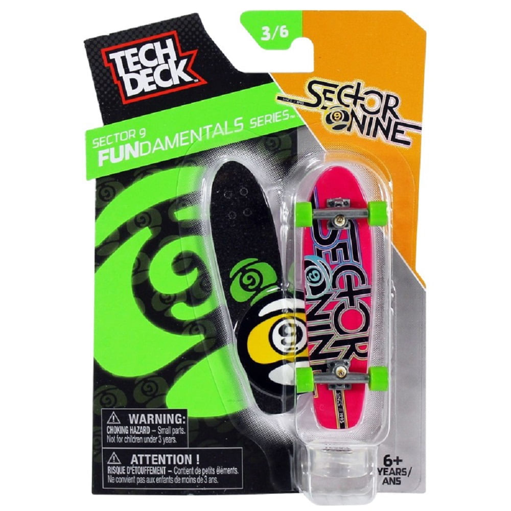 Skate de Dedo Tech Deck Pack com 6 Sortido -Sunny