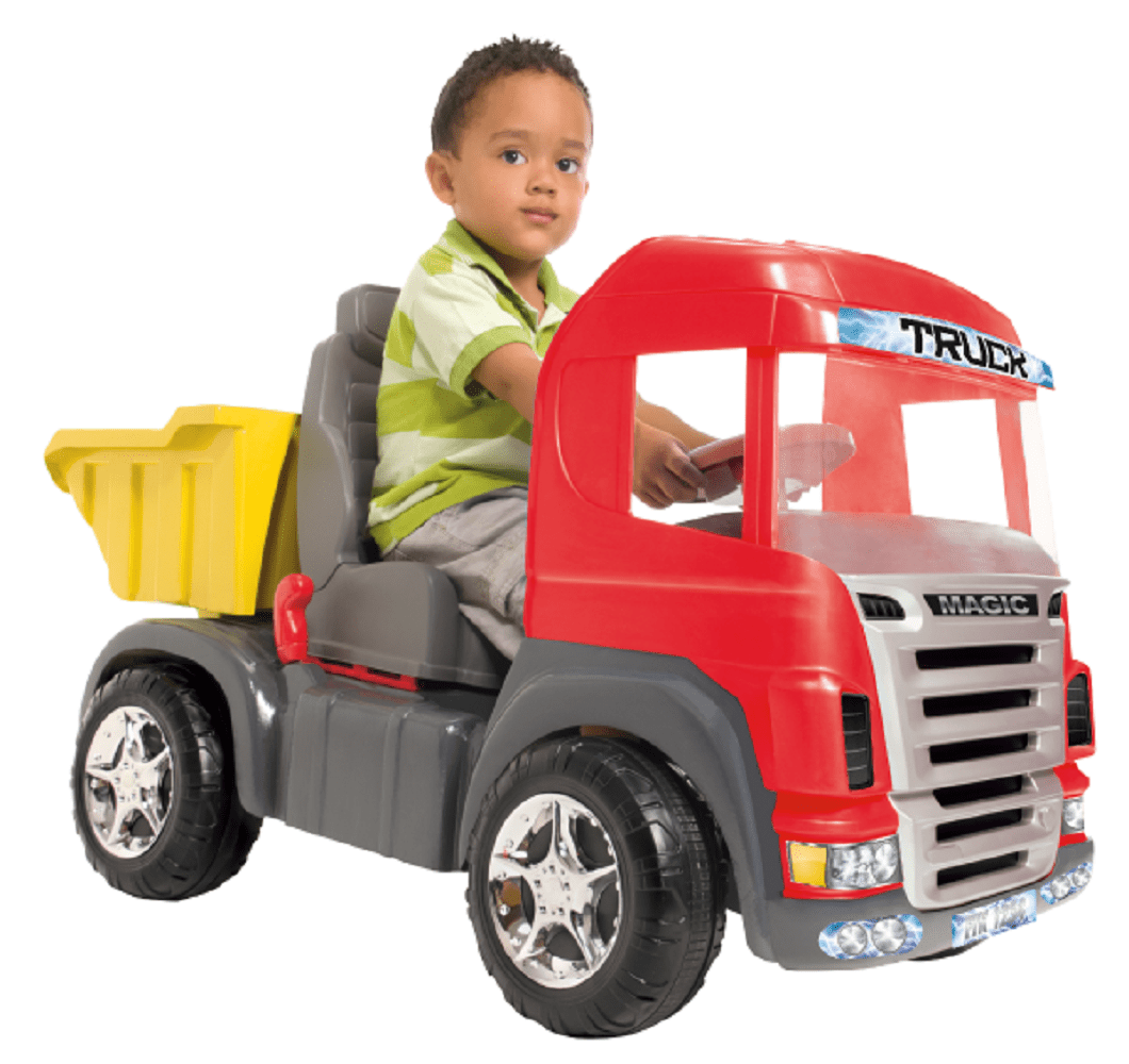 Caminhão Truck Vermelho Pedal Magic Toys Ri Happy