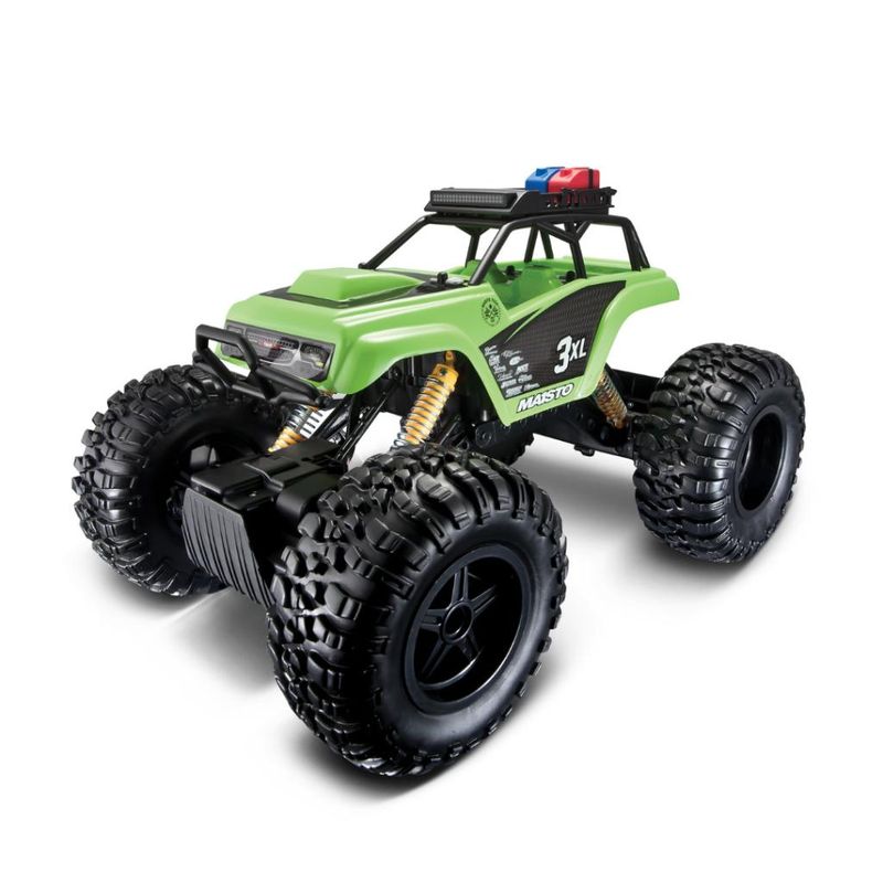 Carrinho-de-Controle-Remoto---Tech-RC---Rock-Crawler-Series---3XL---Maisto---Verde-0