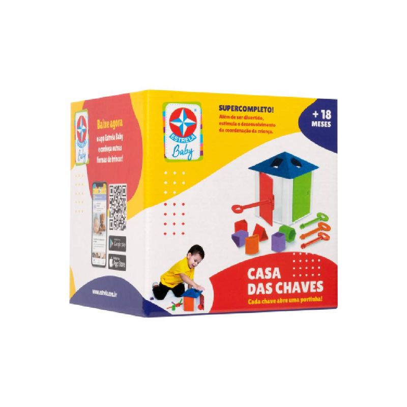 Jogo Educativo Casa das Chaves Estrela Baby - Loja Zuza Brinquedos