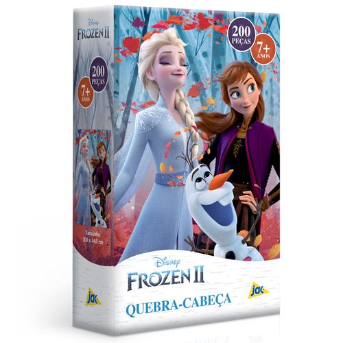 Quebra-Cabeça - 200 Peças - Disney - Frozen 2 - Elsa e Anna - Toyster
