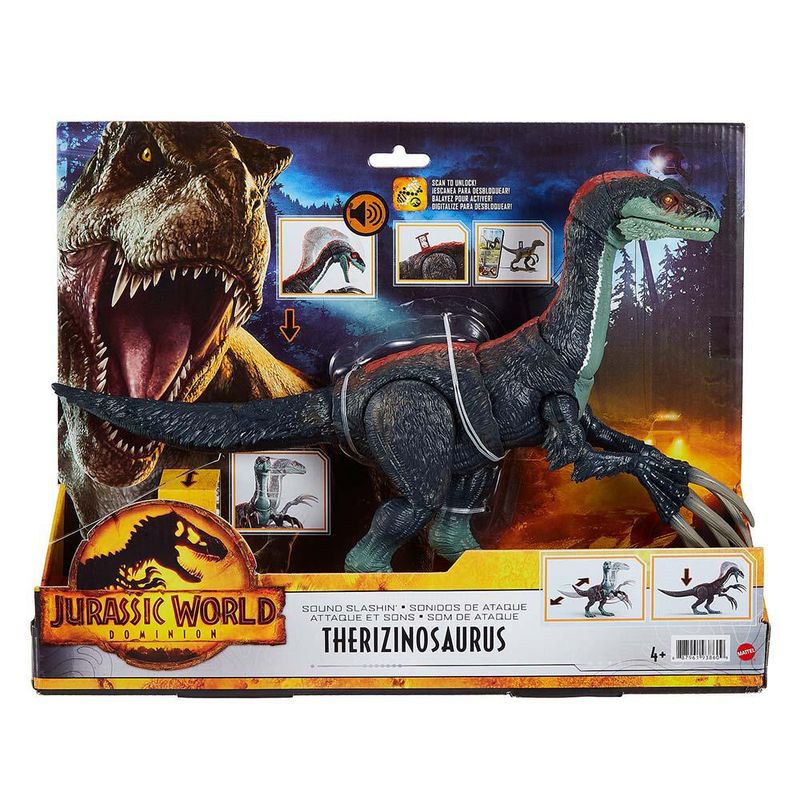 Figura-de-Acao---Jurassic-World---Som-de-Ataque---Therizinosaurus---Mattel-3