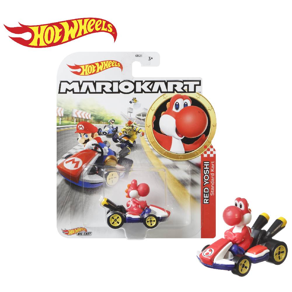 Hot Wheels - Mini Carrinhos Mario Kart Escala: 1:64 - GBG25