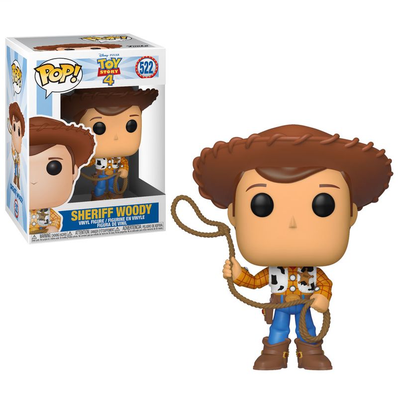 Figura-Colecionavel---Funko-Pop---Disney---Toy-Story-4---Woddy---Funko