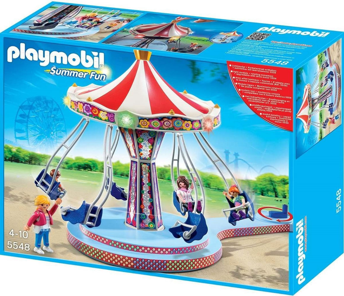 バイヤー厳選用品 5548 Happy Ri - Voador Balanço - Diversões de Parque - Playmobil プレイモービル