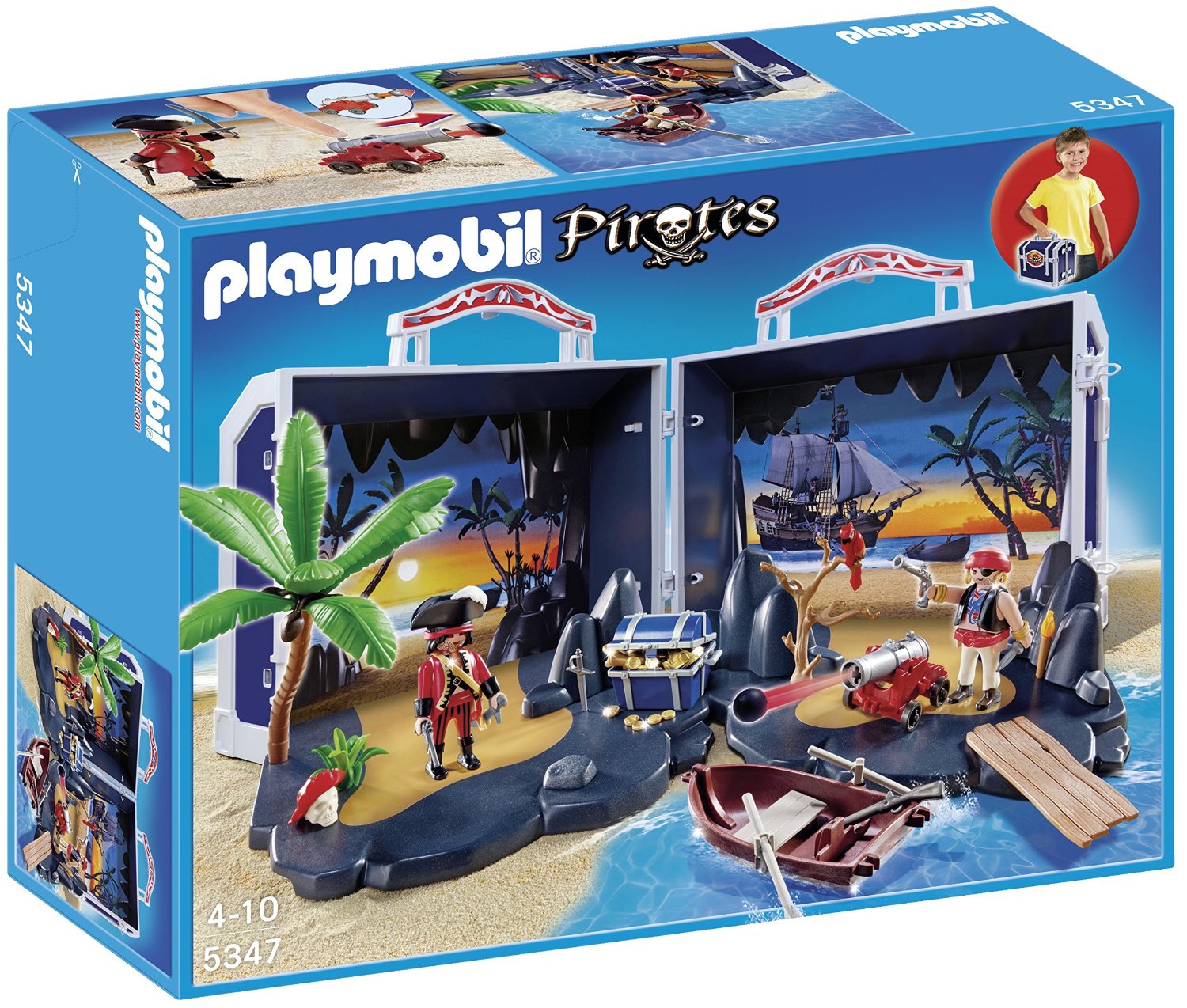 Playmobil Pirates 5347 海賊 パイレーツ 5347 Playmobil - Baú do Tesouro Dos Piratas - Ri Happy