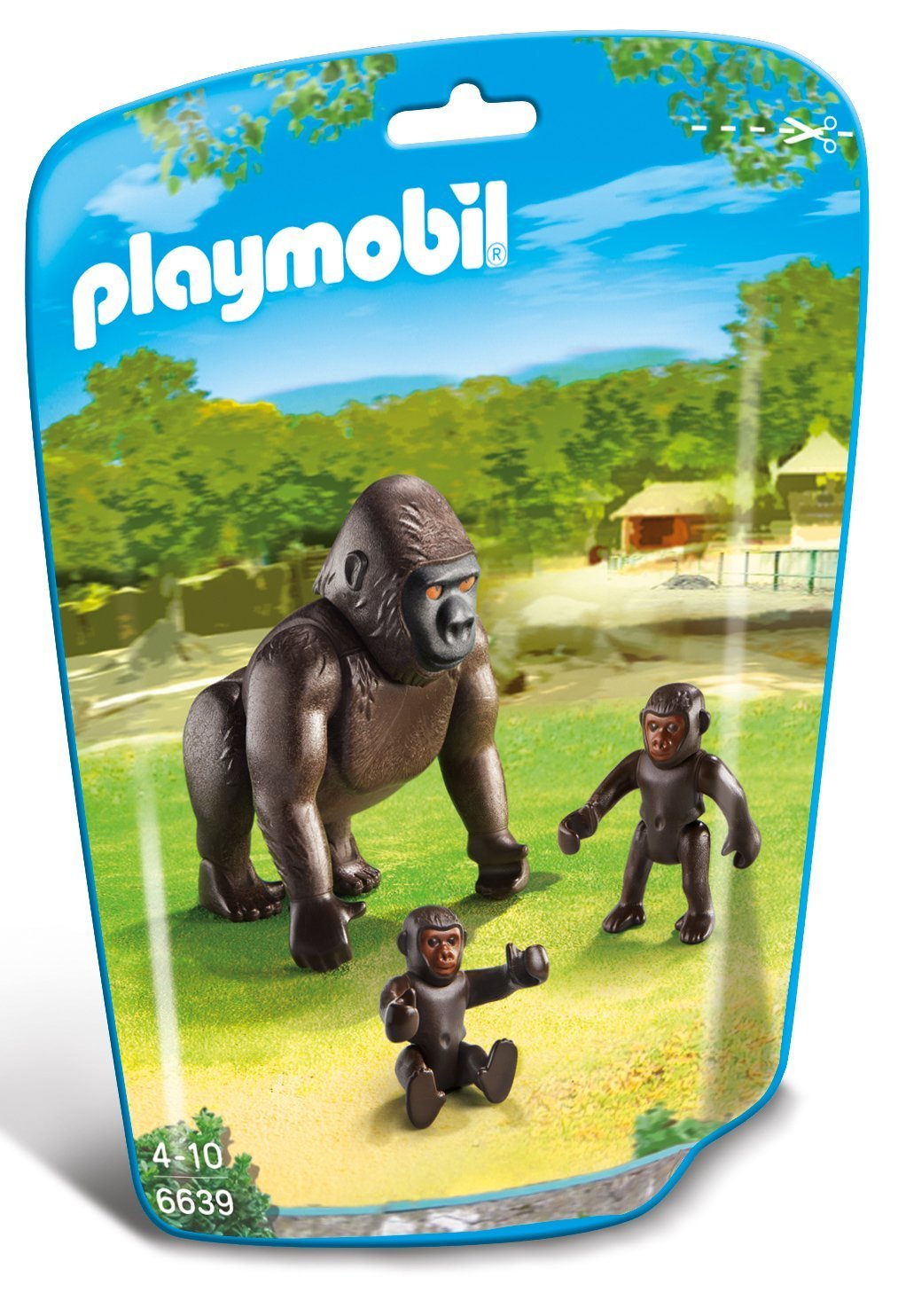 6639 Playmobil Saquinho Animais Zoo Grande S1 - Gorila - Ri Happy