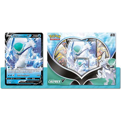 Pokemon TCG: Ice Rider Calyrex V Box : : Brinquedos e