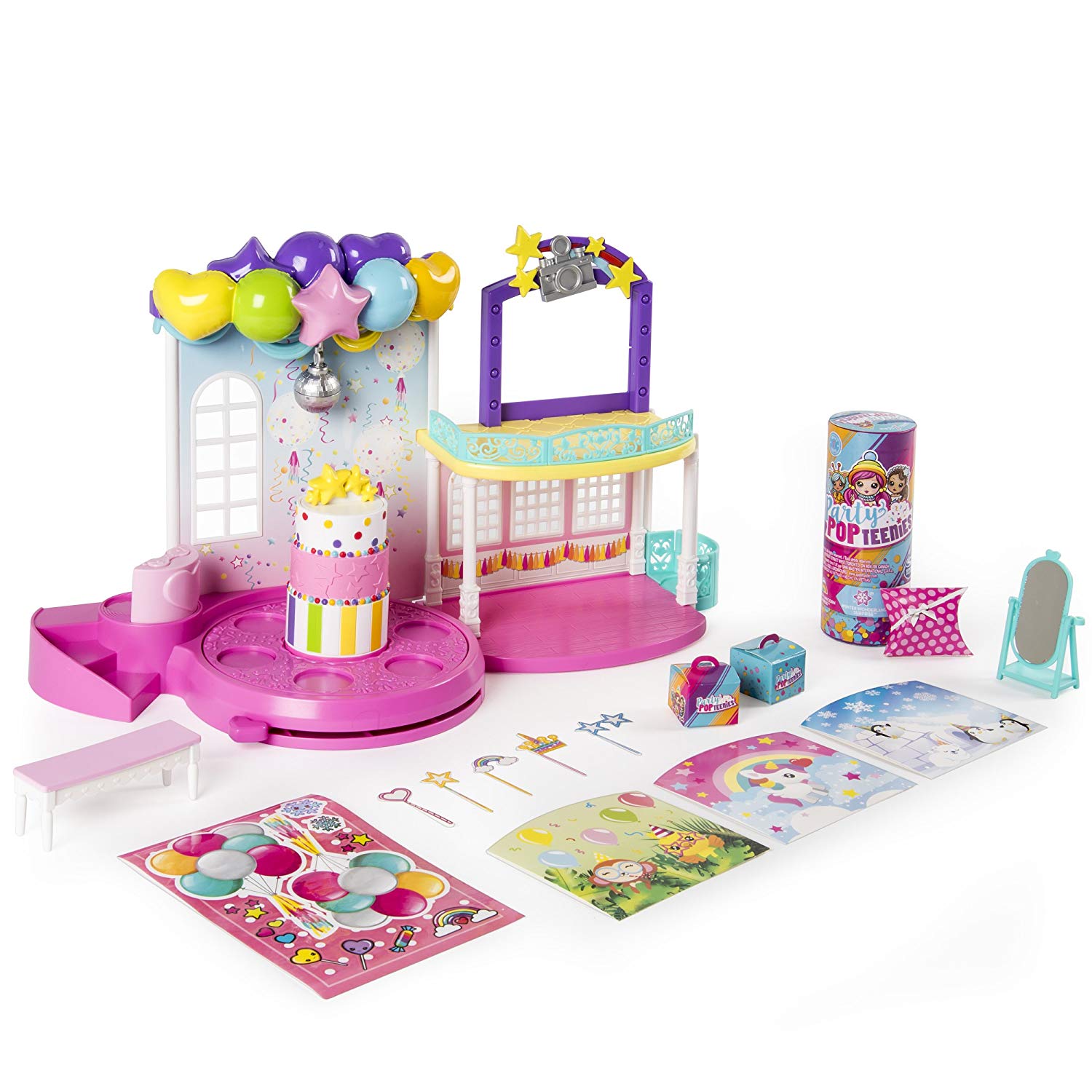 POP or Treat！　正規品未開封　1セット Party Pop Teenies - Playset Festa Poptastic - Série 1 - Sunny - Ri