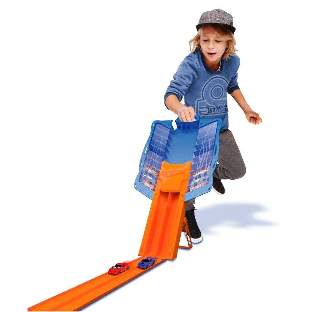 Hot Wheels - Lançador Radical com Maleta Porta Carrinhos - Fun