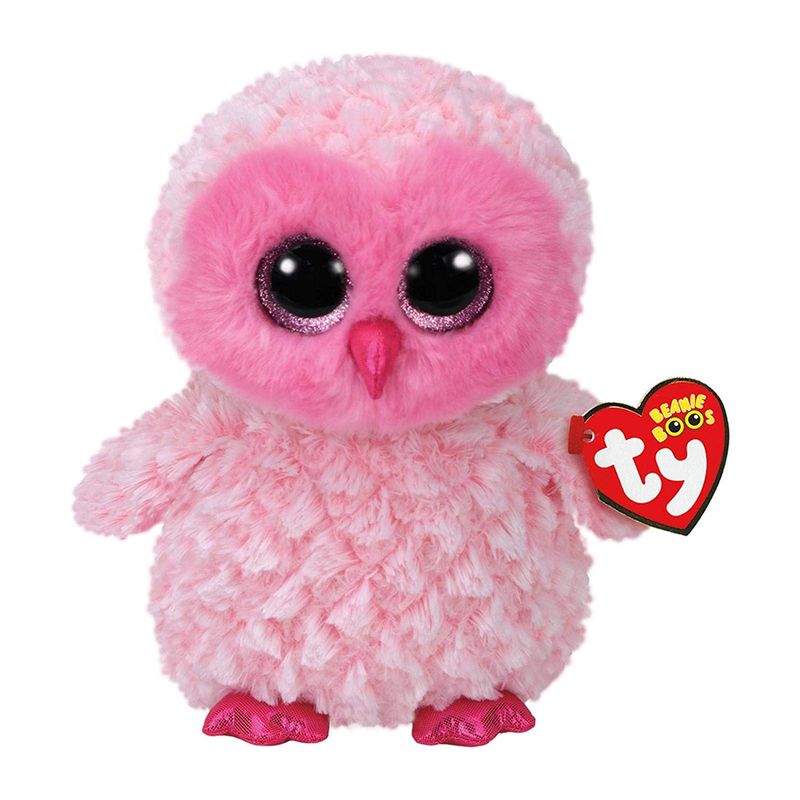 Beanie Boos - Twiggy Coruja Rosa - Ri Happy
