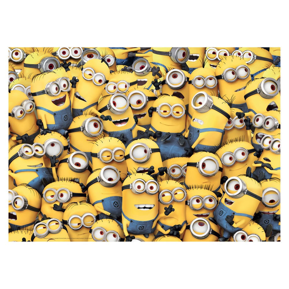 Quebra-Cabeça Gigante 48 Peças - Minions - Ri Happy