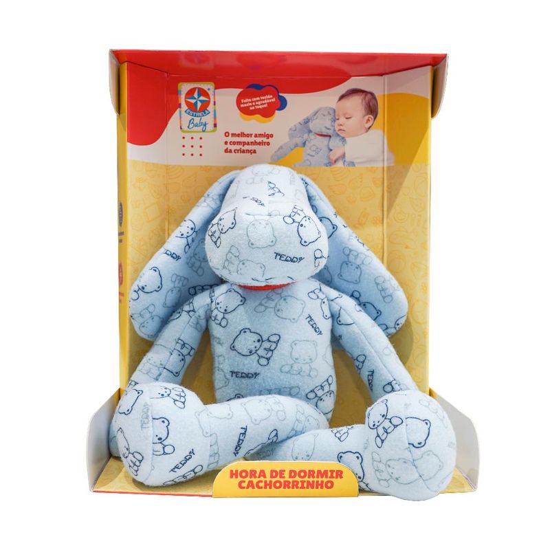 Pelucia-para-Bebe--Cachorrinho---Hora-de-Dormir---25cm---Estrela-3