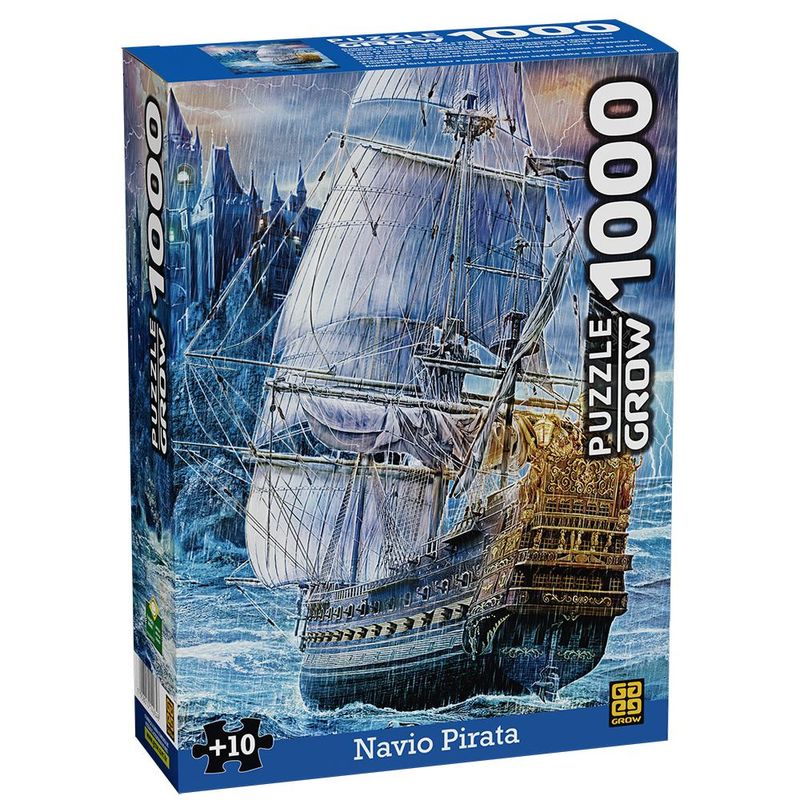 Quebra-Cabeca---1000-Pecas---Navio-Pirata---Grow-0