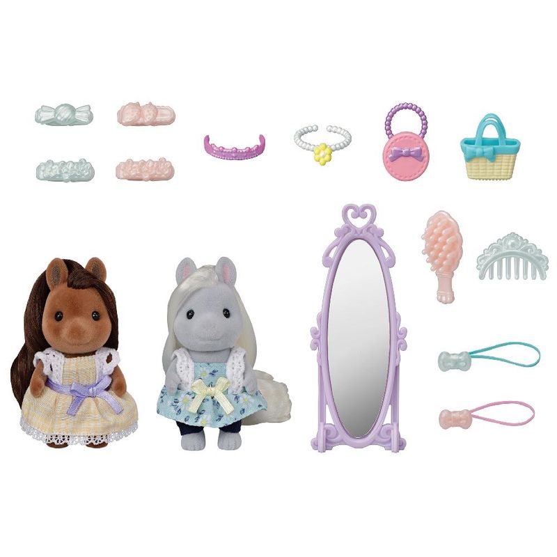 Conjunto-de-Figuras---Sylvanian-Families---Amigas-Ponei---Epoch-0