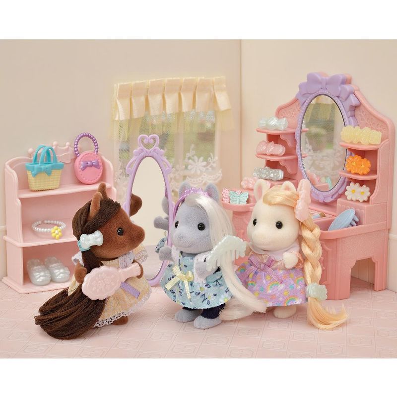 Conjunto-de-Figuras---Sylvanian-Families---Amigas-Ponei---Epoch-8