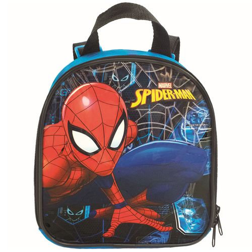 Lancheira com Alça - 21x19 Cm - Disney - Marvel - Spider-Man - Haste - Xeryus