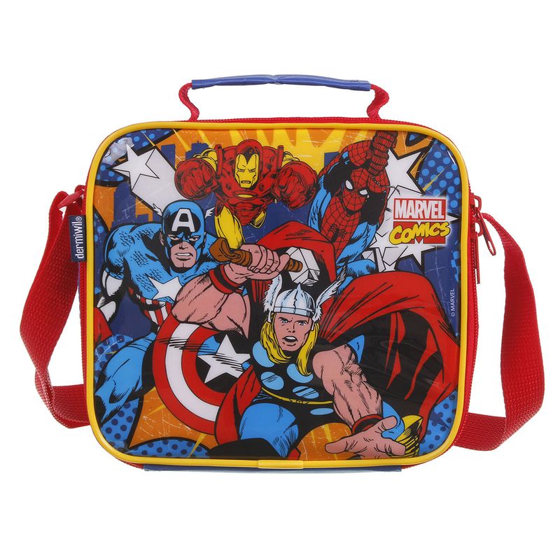 lancheira-infantil-20cm-marvel-vingadores-azul-e-vermelho-dmw-11680_Frente