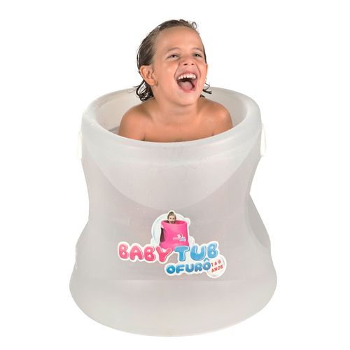 Banheira Babytub Ofurô - De 1 a 6 Anos - Transparente - Baby Tub