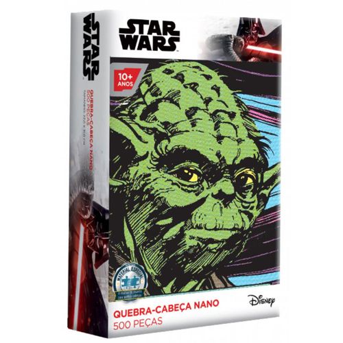 Quebra-Cabeça Nano - 500 Peças - Disney - Star Wars - Yoda - Toyster