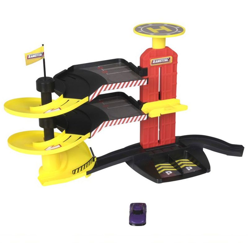 Pista-de-Percurso-e-Mini-Veiculos---Playset-Garagem-VIP---FanFun