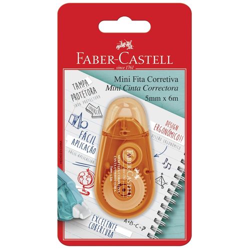 Mini Fita Corretiva - 5mm x 6m - Faber-Castell