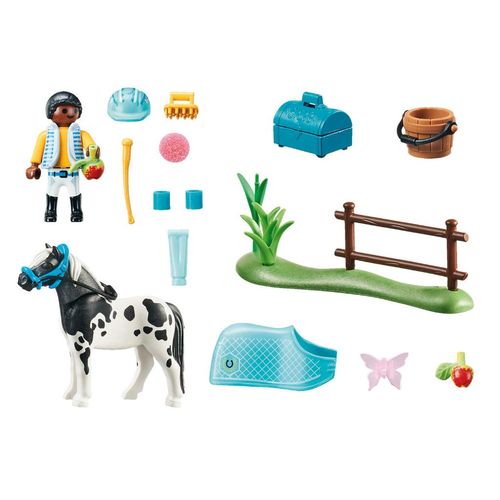 Playmobil - Fazenda dos Pôneis - Pôneis Colecionáveis Lewitzer - 2159 - Sunny